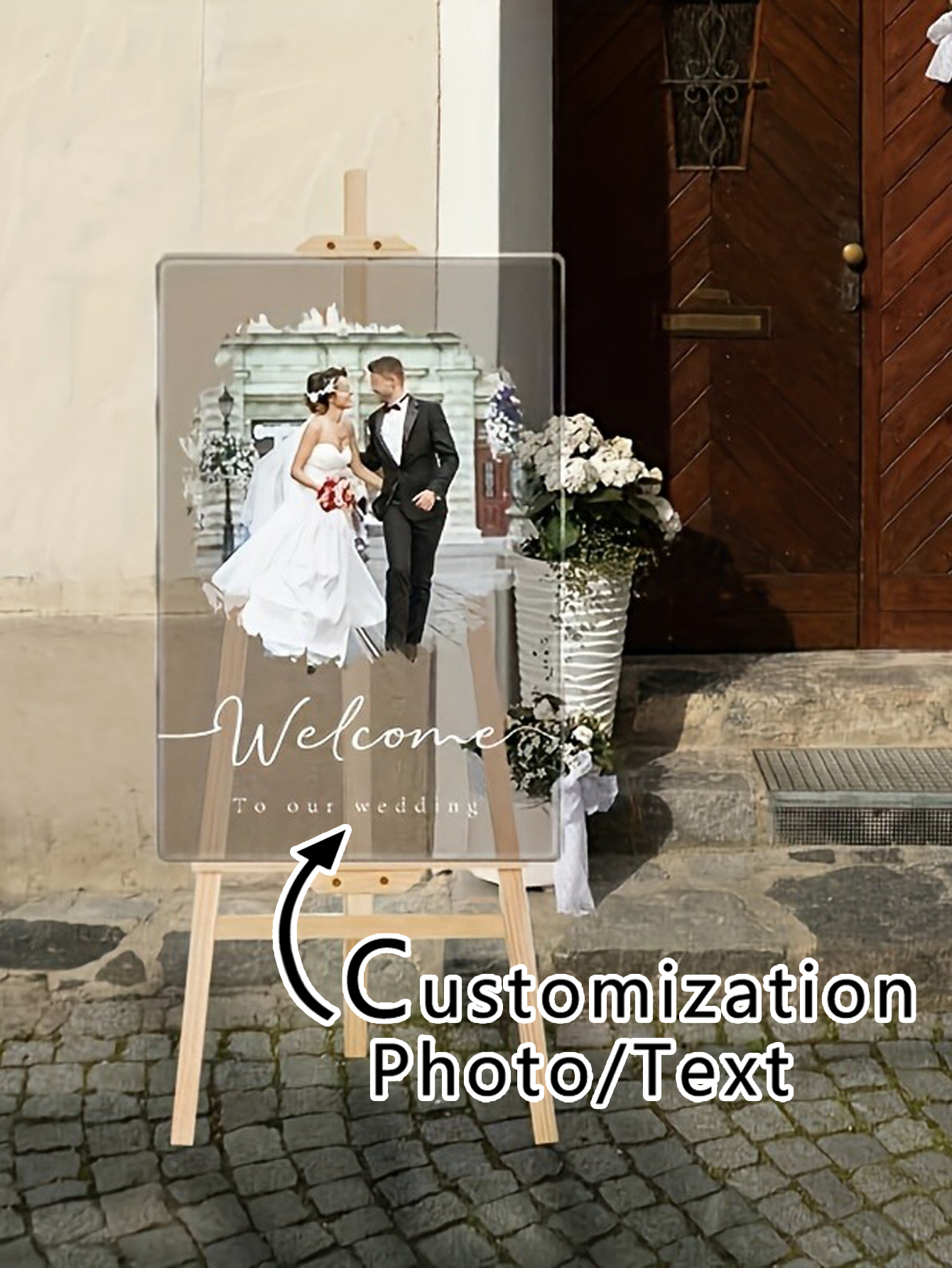 Customized Acrylic Wedding Welcome Sign